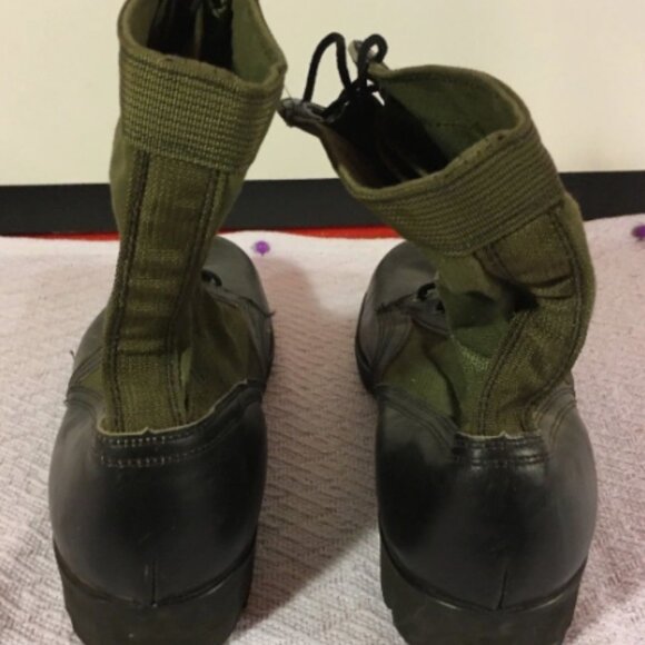 1960s H/W sz13XN BATA VIETNAM SPIKE PROTECTIVE GREEN JUNGLE COMBAT BOOTS SI 589 main image 9